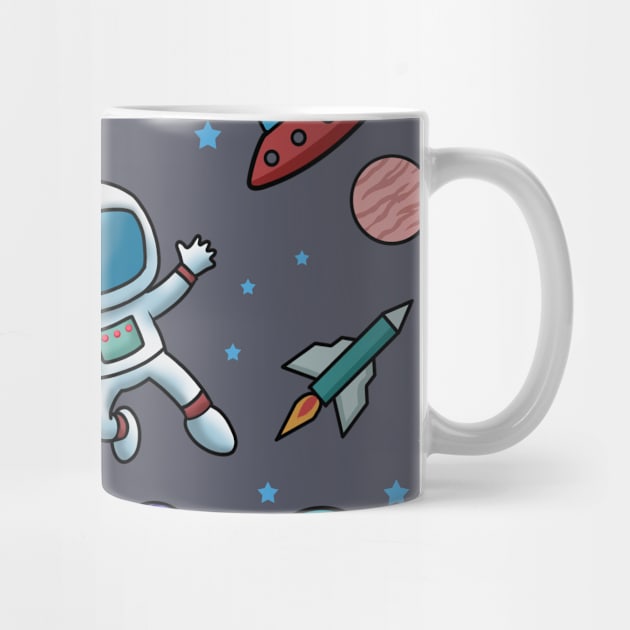 Astronaut Gifts Kids Spaceship Universe Solar System Planets Astronomy by PomegranatePower